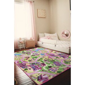 Dětský kusový koberec Sweet Town 100x165 cm