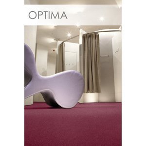 Metrážový koberec OPTIMA SDE New 16 Bordový 400 cm