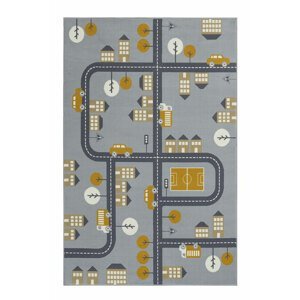 Detský kusový koberec Hanse home Adventures 105530 Mouse Mustard 80x150 cm