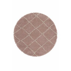 Kusový koberec Mint Rugs Allure 102750 Rose Cream kruh Ø 160 cm