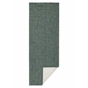 Kusový běhoun Northrugs Twin 103095 Green 80x350 cm