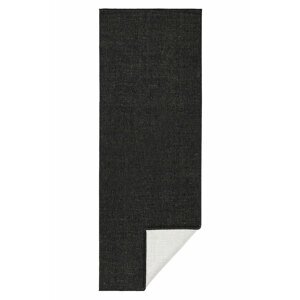 Kusový běhoun Northrugs Twin 103096 Black 80x250 cm