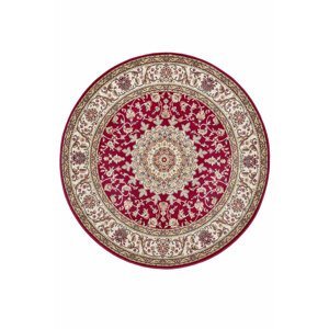 Kusový koberec Nouristan Herat 105281 Zuhr Red Cream kruh Ø 160 cm
