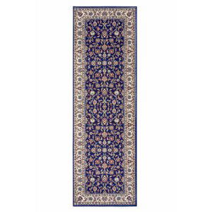 Kusový běhoun Nouristan Herat 105292 Dizi Blue Cream 80x250 cm