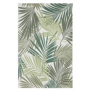 Kusový koberec Northrugs Beach 103843 Vai Green Cream 80x150 cm