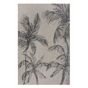 Kusový koberec Northrugs Beach 105172 Jaora Grey Anthracite 80x150 cm