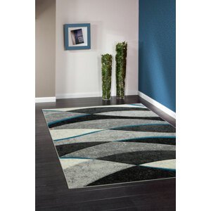 Kusový koberec Rumba 8780A Grey/Tyrkys 180x270 cm