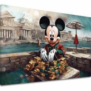 Obraz na plátně - Rich Mickey Mouse | different dimensions