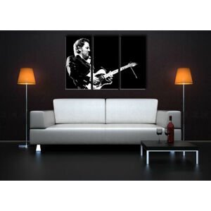 Ručně malovaný POP Art Bruce Springsteen 3 dílný 120x80cm