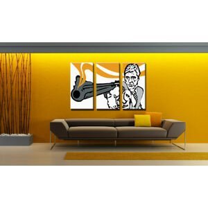 Ručně malovaný POP Art AL PACINO 3 dílný 120x80cm
