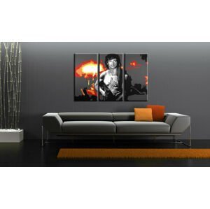 Ručně malovaný POP Art Pulp Fiction 3 dílný 120x80cm