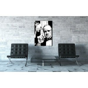 Ručně malovaný POP Art Godfather 1 dílný 70x100cm