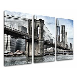 Obraz na stěnu 3 dílný MĚSTO / NEW YORK ME115E30
