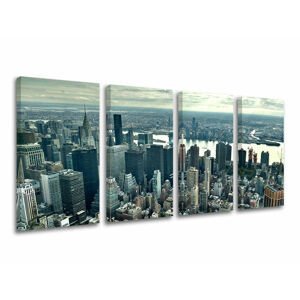 Obraz na stěnu 4 dílný MĚSTO / NEW YORK ME118E40