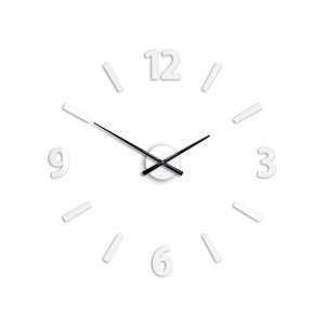 Moderní nástěnné hodiny KLAUS WHITE