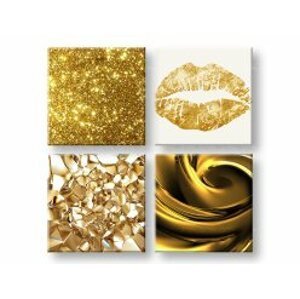 Obraz na stěnu Golden kiss