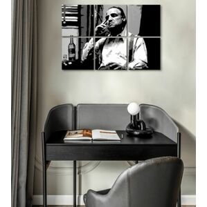 Největší mafiáni na plátně The Godfather - Vito Corleone s lahví skotské