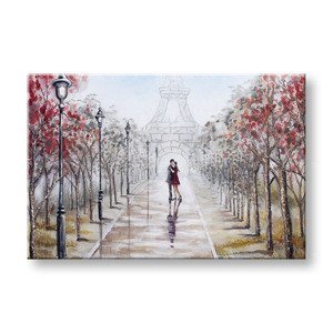 Malovaný obraz na stěnu PAŘÍŽ 90x60 cm