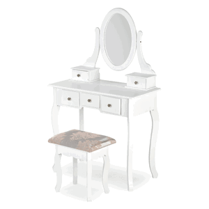 Toaletní stolek SORO bílá