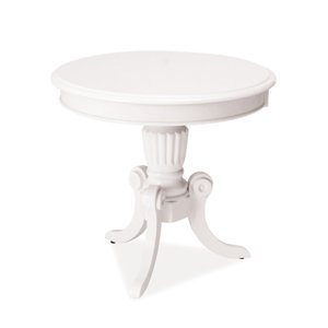 Přístavný stolek NIVODO bílá