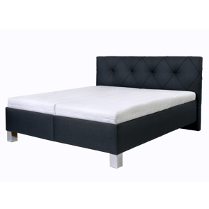 Čalouněná postel AFRODITE černá, 180x200 cm