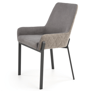 Jídelní židle SCK-439 tmavě šedá/béžová