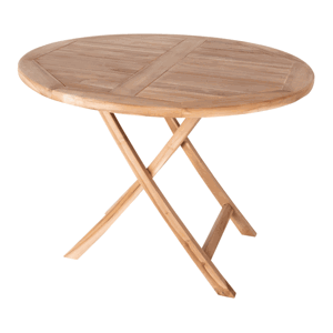 Zahradní stůl UVAIDU teak, ⌀ 100 cm