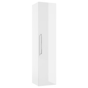 Vysoká koupelnová skříňka DORADO C32 bílá/bílá vysoký lesk
