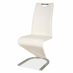 Jídelní židle SIGH-090 II bílá/chrom