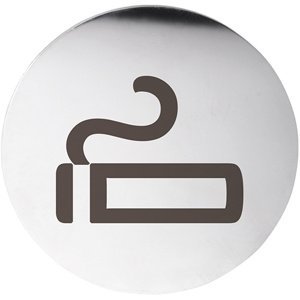 Bemeta Design HOME: Ikona – Kouření povoleno, kruh, lesk - 111054021