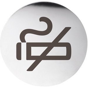 Bemeta Design HOME: Ikona – Kouření zakázáno, kruh, lesk - 111054022
