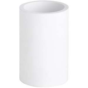 Bemeta Design Náhradní nádoba pro WC štětku 145613320, kulatá, bílá - 131567451