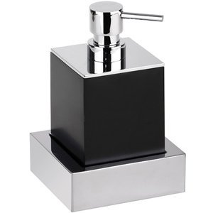 Bemeta Design GAMMA: Dávkovač mýdla, 200 ml, černý - 145409012