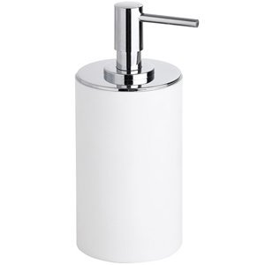 Bemeta Design GAMMA: Dávkovač mýdla na postavení kulatý, 250 ml, bílý - 145709324