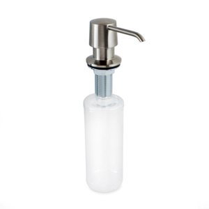 Bemeta Design Integrovaný dávkovač mýdla/saponátu, 300 ml, nerez/plast, mat - 152109125