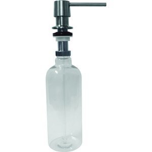 Bemeta Design Integrovaný dávkovač mýdla/saponátu, 1100 ml, mosaz/plast, mat - 152109143