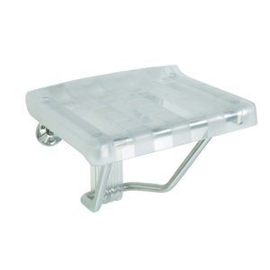 Bemeta Design HELP: Sklopné sprchové sedátko, nerez, plast transparentní - 326325056