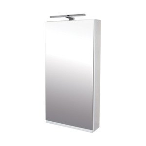 BPS-koupelny Zrcadlová skříňka závěsná Atica 40 ZS LED-CR s osvětlením Any LED 30 CR, chrom