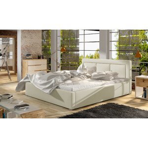 Eltap Čalouněná postel Belluno s úložným prostorem Materiál potahu: Soft 33 - béžová, Rozměr: 180x200