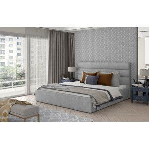 Eltap Čalouněná postel Caramel s úložným prostorem Materiál potahu: Omega 13 - šedá, Rozměr: 160x200