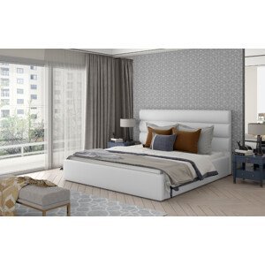 Eltap Čalouněná postel Caramel s úložným prostorem Materiál potahu: Soft 17 - bílá, Rozměr: 140x200