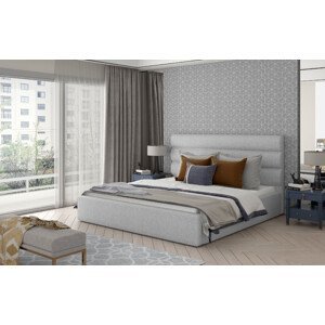 Eltap Čalouněná postel Caramel s úložným prostorem Materiál potahu: Grande 81 - šedá, Rozměr: 140x200