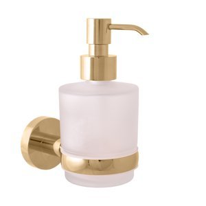 Slezák - RAV Dávkovač tekutého mýdla zlato/sklo Koupelnový doplněk COLORADO COA0303Z Barva: Zlatá, kód produktu: COA0303Z