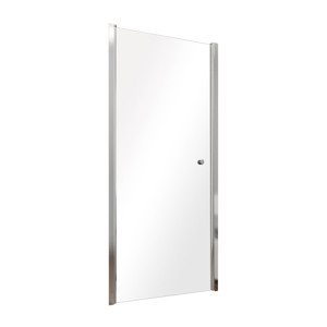Besco Jednokřídlé sprchové dveře SINCO 80x195 (90x195) pro instalaci do niky Varianta: šířka: 80 cm, orientace: Univerzální, kód produktu: SINCO 80 T, DS-80, profily: chrom, výplň: transparent