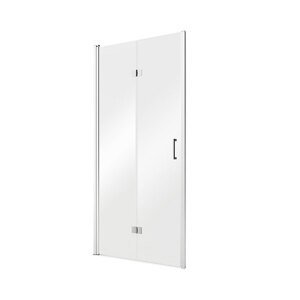 Besco Jednokřídlé sprchové dveře EXO-H 80x190 (90x190, 100x190) pro instalaci do niky Varianta: šířka: 100 cm, orientace: Univerzální, kód produktu: EXO-H 100 T, EH-100-190C, profily: chrom, výplň: transparent