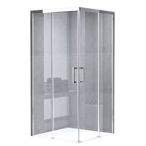 BPS-koupelny Čtvercový sprchový kout HYD-SK90 90x90 chrom/transparent