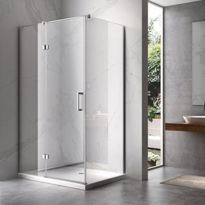 BPS-koupelny Obdélníkový sprchový kout HYD-OK03 110x90 chrom/transparent