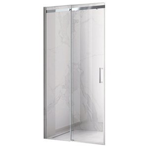 BPS-koupelny Posuvné sprchové dveře HYD-PD09 120 chrom/transparent pro instalaci do niky