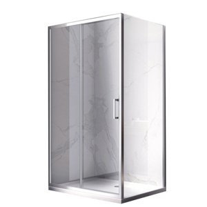 BPS-koupelny Obdélníkový sprchový kout HYD-OK103 110x90 chrom/transparent