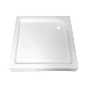 BPS-koupelny Čtvercová akrylátová sprchová vanička HYD-SSV-SXL02C 100x100 bílá